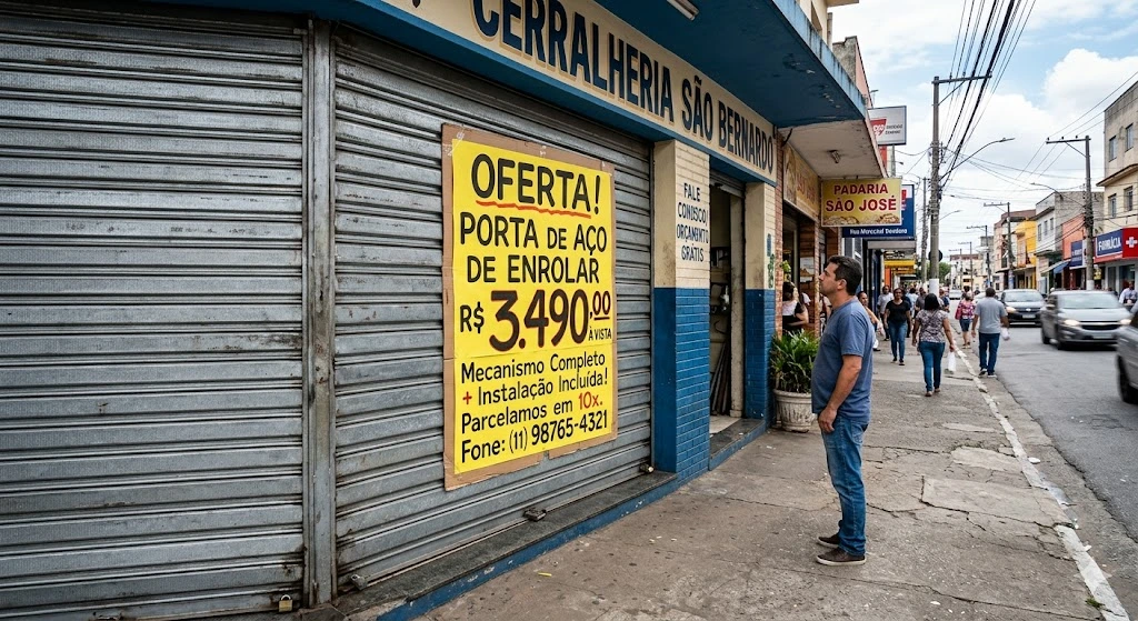 Preço de Porta de Aço